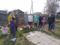 В Слудке возложили цветы к Мемориалу Памяти героев - участников Великой Отечественной войны 1941-1945 гг.